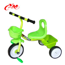 promotional gift baby ride on toys kids tricycle /plastic seat babies tricycle with foot pedal